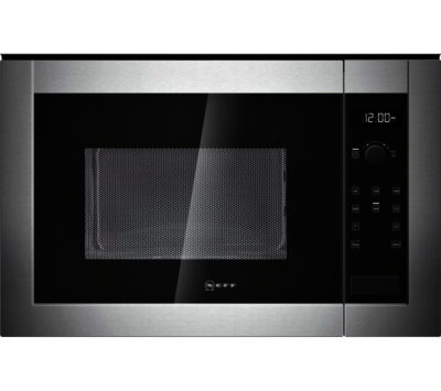 Neff H12WE60N0G Built-in Solo Microwave - Stainless Steel